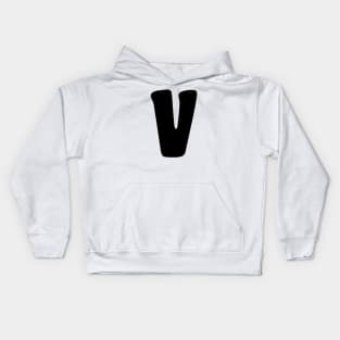 Letter V Kids Hoodie